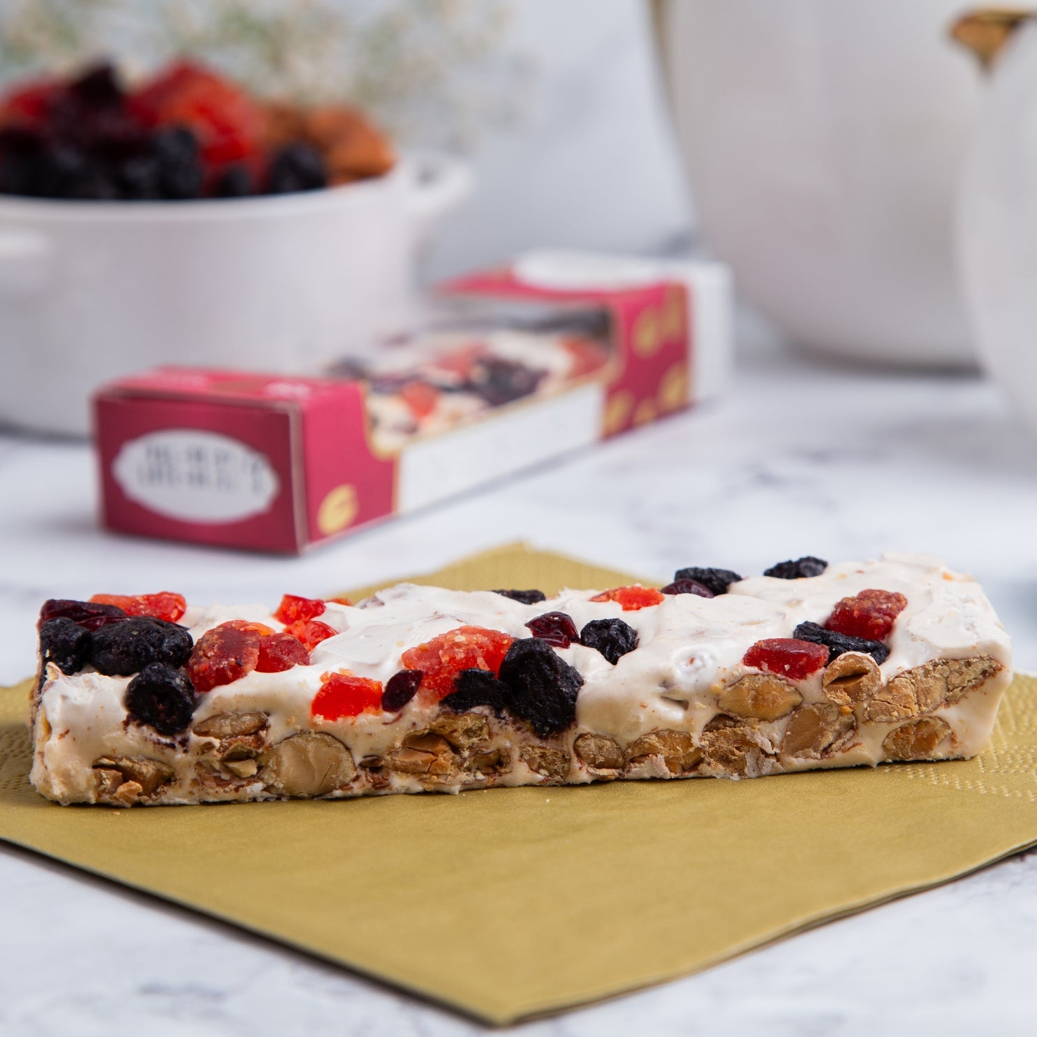 Torrone Premium Frutas Vermelhas 90g