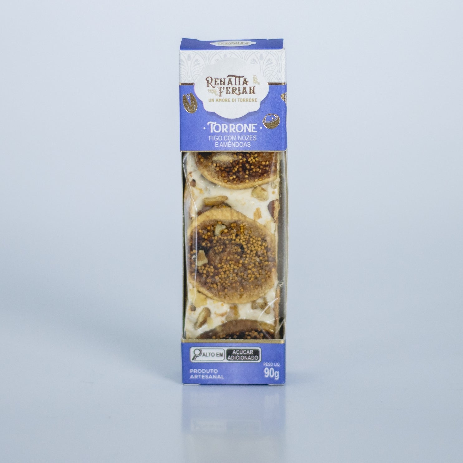 Torrone Premium de Figo com Nozes 90g