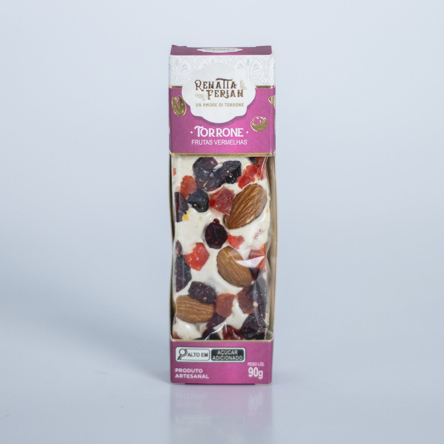 Torrone Premium Frutas Vermelhas 90g